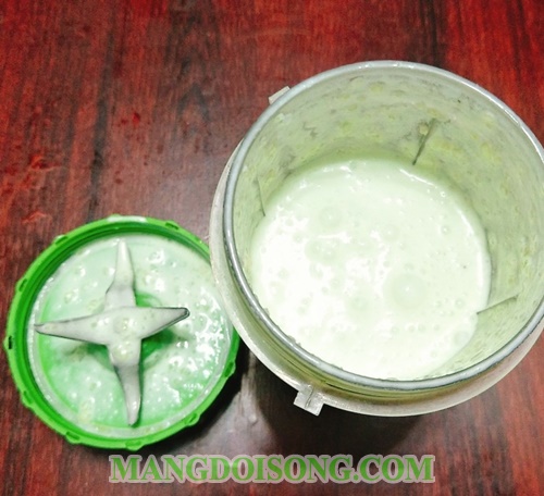 Cách làm kem cốm ngon 4