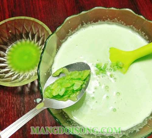 Cách làm kem cốm ngonb6