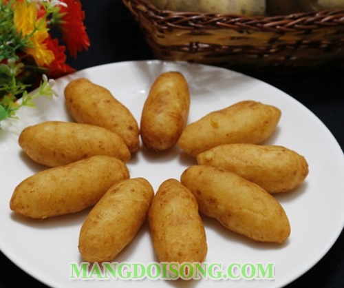 Cách làm khoai lang kén chiên ngon đơn giản tại nhà 7