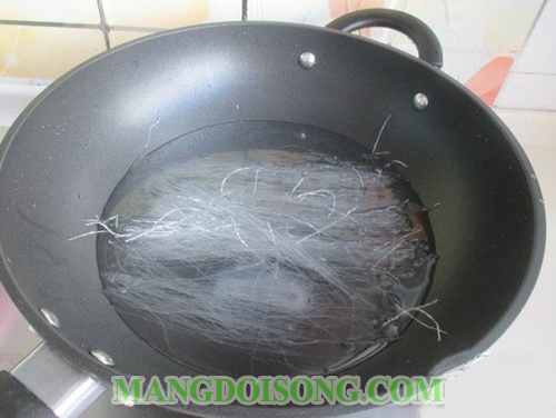 Cách làm miến xào 2