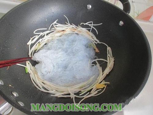 Cách làm miến xào 4