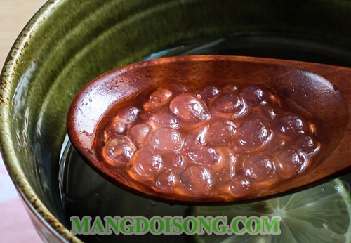 Cách làm trân châu trắng giòn gongcha ngon đơn giản tại nhà 6