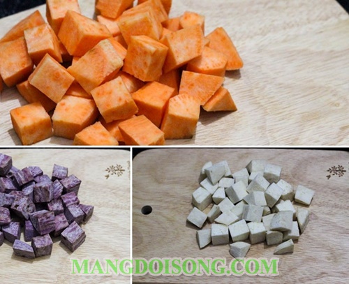 Cách nấu chè chuối hấp khoai lang ngon không bị chát đơn giản tại nhà 3