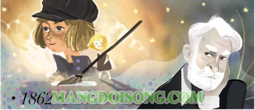Victor Hugo những người khốn khổ được google doodle vinh danh trong ngày 30-06-2017 4