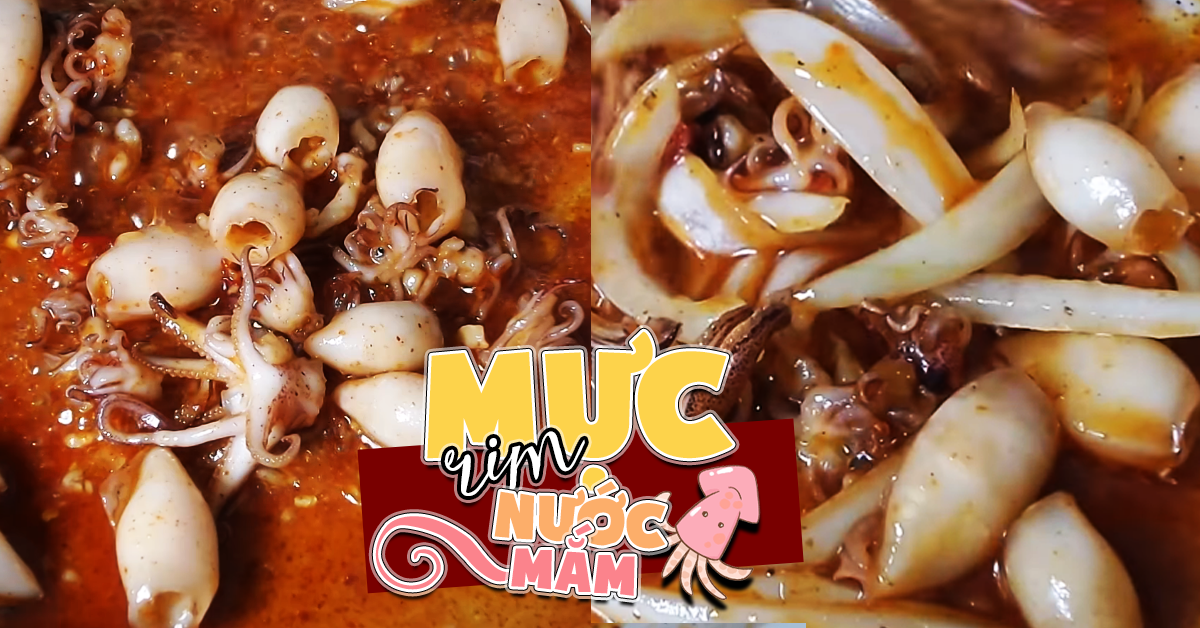 Chế biến mực sữa rim nước mắm thơm ngon tại nhà 1