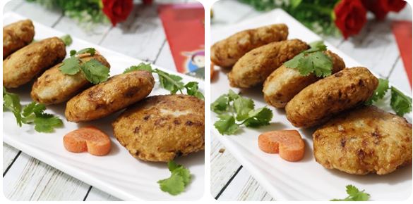 Cách làm chả gà nấm chiên giòn thơm lừng khắp xóm 7