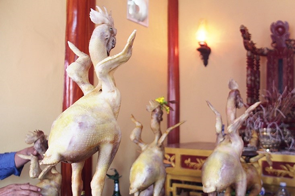 Cách làm gà cúng đêm giao thừa nhanh đơn giản nhất 3