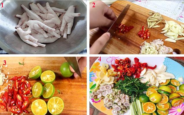 Cách làm món chân gà ngâm sả ớt ngon đúng chuẩn 3