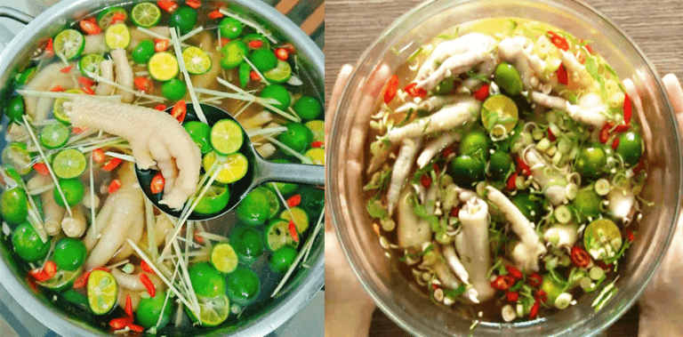 Cách làm món chân gà ngâm sả ớt ngon đúng chuẩn 6