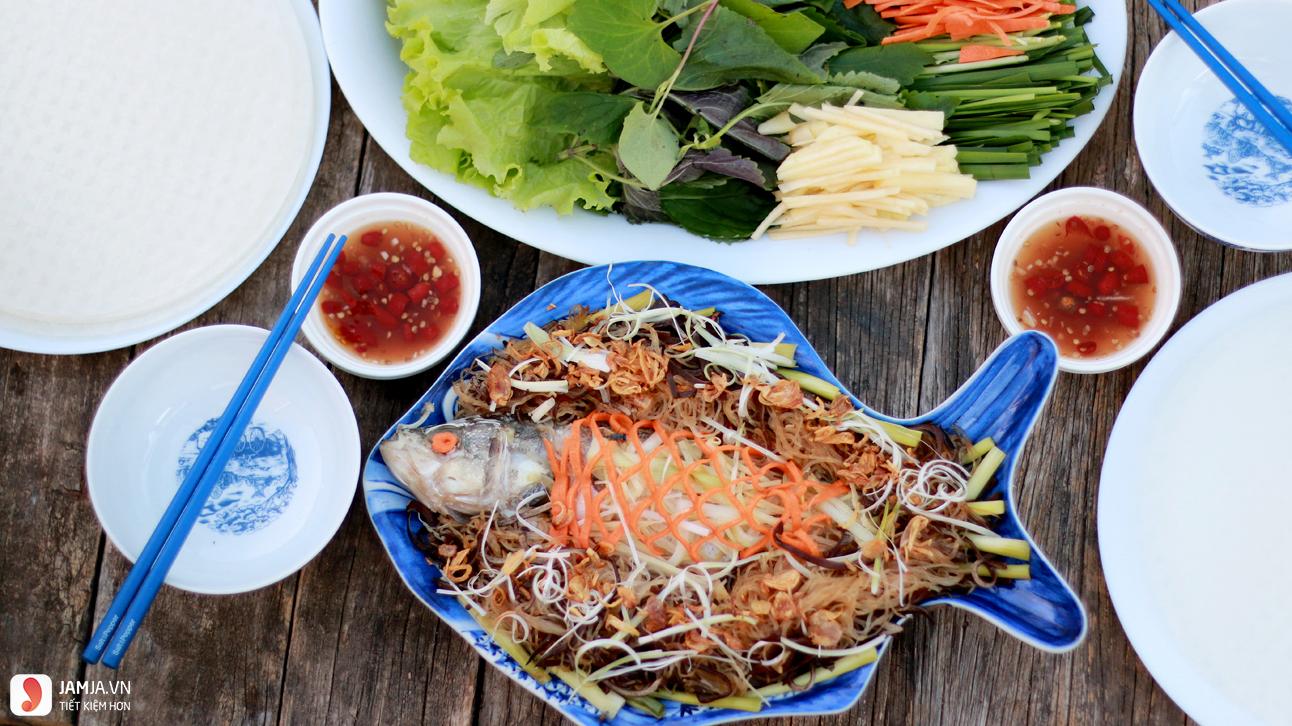 Cách làm món cá diêu hồng hấp cuốn bánh tráng đơn giản nhất 1