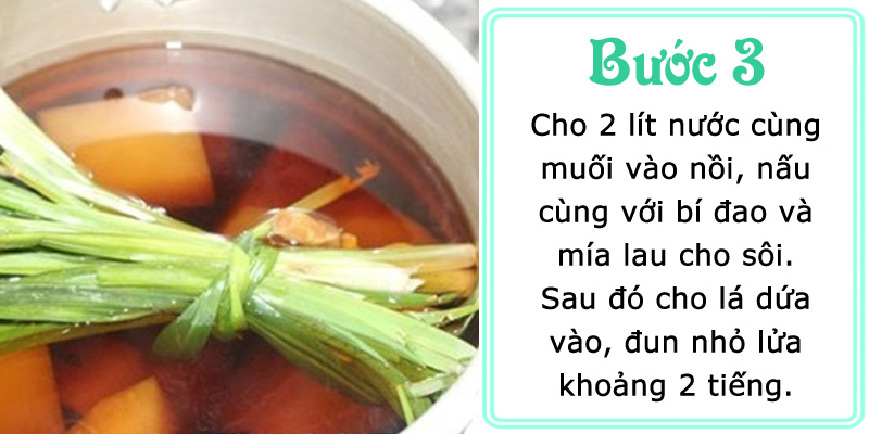 Cách nấu trà bí đao hạt chia ngon như ngoài hàng 5