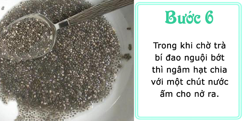 Cách nấu trà bí đao hạt chia ngon như ngoài hàng 8