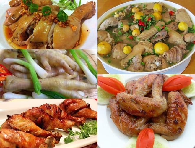Gợi ý những món ăn ngon chế biến từ gà 1