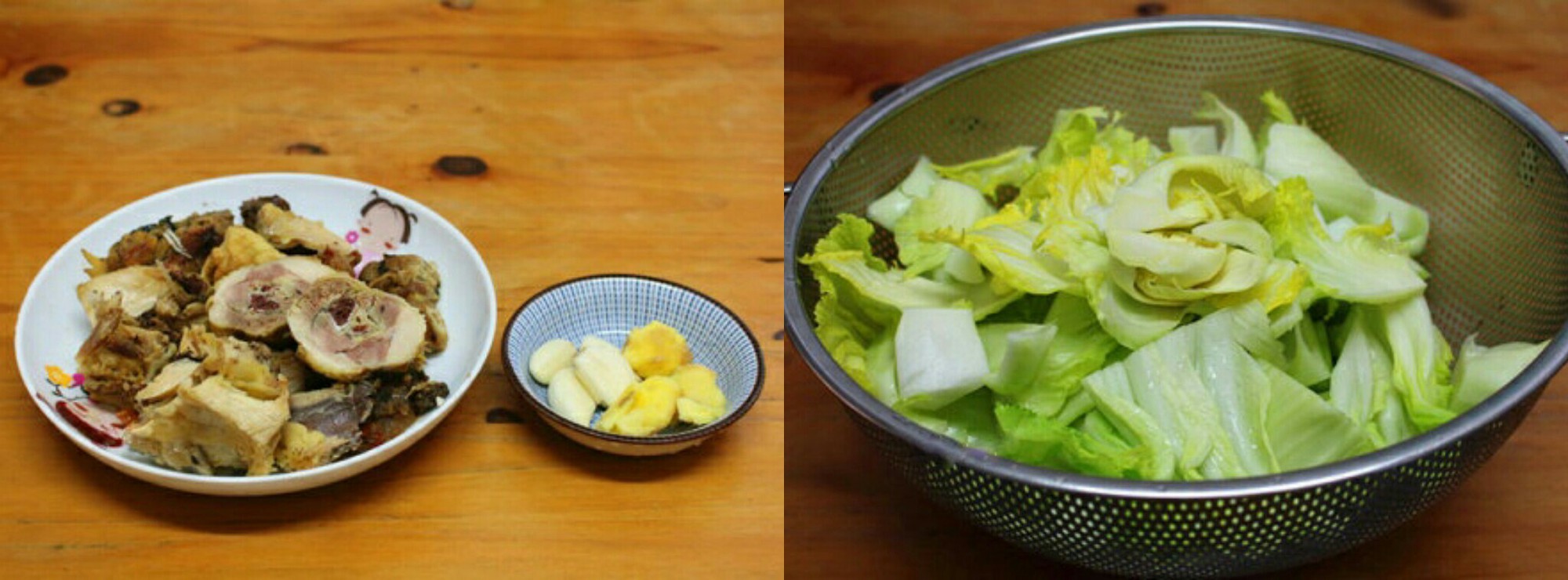 Đổi vị với món rau cải nấu thịt gà thơm ngon đậm đà 2